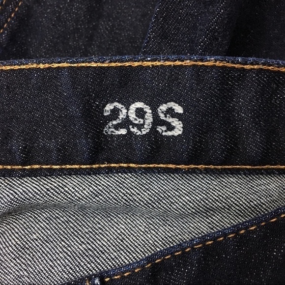 J CREW Jeans Matchstick Straight Leg Ultra Dark Wash Stretch Denim 29S Short - Picture 7 of 14